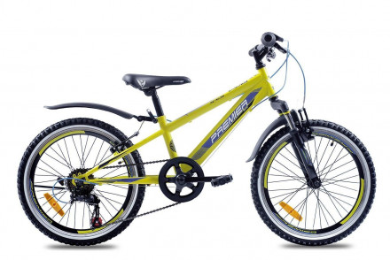Велосипед ст Premier Samurai20 10&quot; жёлтый неон с чёрным