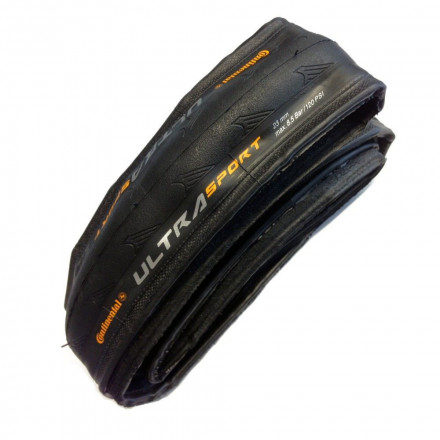Покрышка Continental Ultra Sport II 28&quot;, 700x25C, Performance, Skin, черный, фолдинг