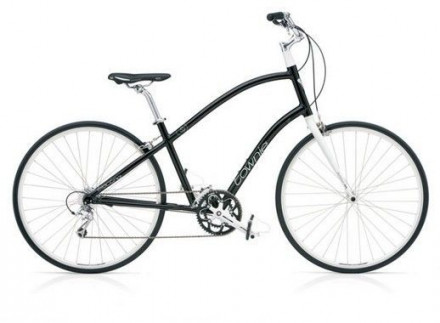 Велосипед 26&quot; ELECTRA Townie Original 7D Men&#039;s black w/orange rims
