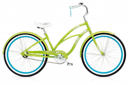 Велосипед 26&quot; ELECTRA Hawaii Custom 3i (Alloy) Ladies&#039; Lime metallic