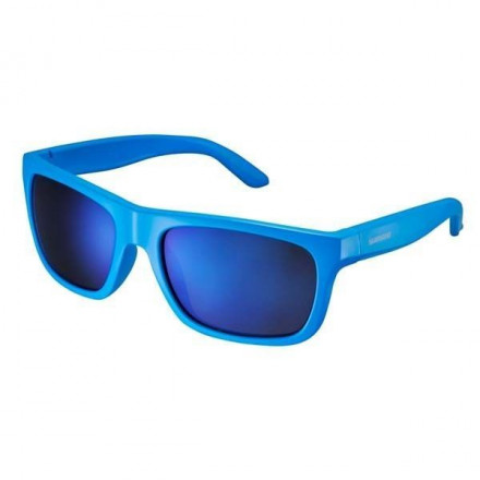 Очки Shimano S23-Х, оправа: синие глянц/ линзы: дымчатые синие зеркальные