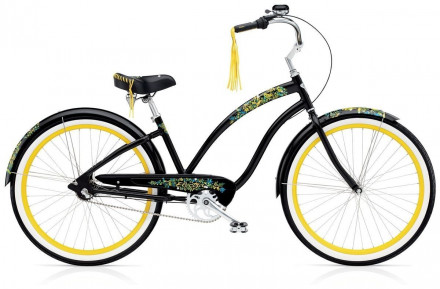 Велосипед 26&quot; ELECTRA Flora &amp; Fauna 3i black ladies&#039;