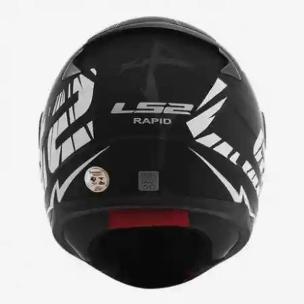 Мотошлем LS2 FF353 Rapid Cromo Matte Black Red Blue
