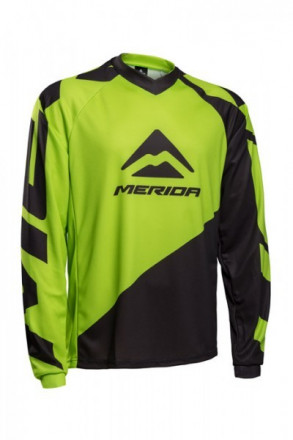 Велофутболка Merida ENDURO LS LONG SLEEVE JERSEY GREEN/GREEN