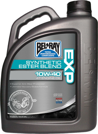 Масло моторне Bel-Ray EXP SYNTHETIC ESTER BLEND 4T [4л], 10w-40