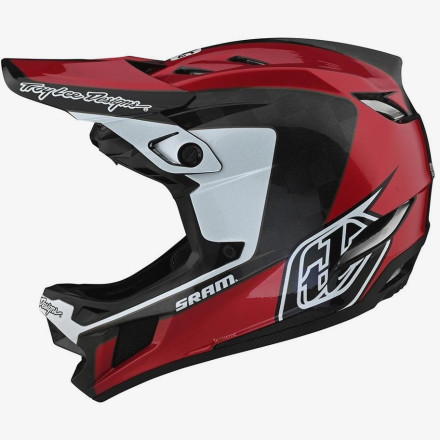 Вело шлем фуллфейс TLD D4 Carbon, [CORSA SRAM RED]