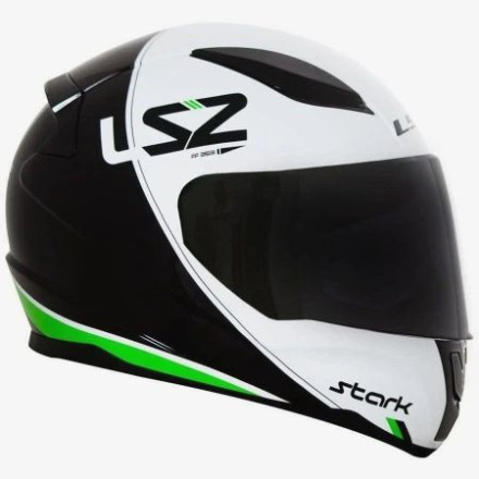 Мотошлем LS2 FF353 Rapid Stark Black Green White