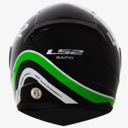 Мотошлем LS2 FF353 Rapid Stark Black Green White