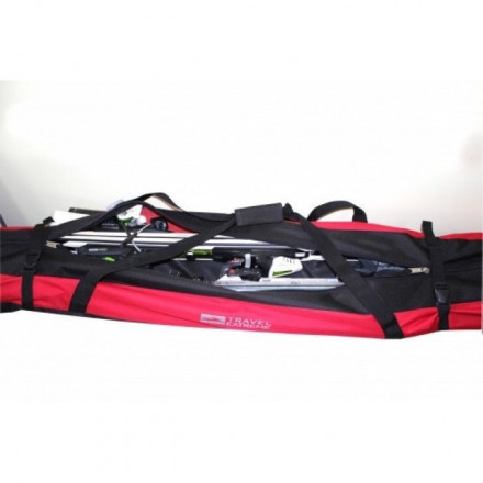 Чехол для двух пар лыж Travel Extreme DUO red