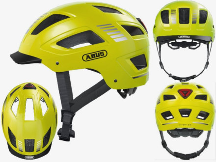 Велошолом ABUS HYBAN 2.0 Signal Yellow L (56-61 см)