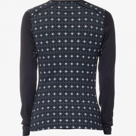 Футболка с длинным рукавом Icebreaker Oasis LS Crewe Align WMN black/snow