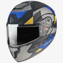 Шлем MT Atom FU401 SV Black/Blue/Grey