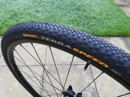 Покрышка бескамерная Continental Terra Speed ProTection - 27.5&quot; x 1.50 | 650 x 40B, черная, складная, skin