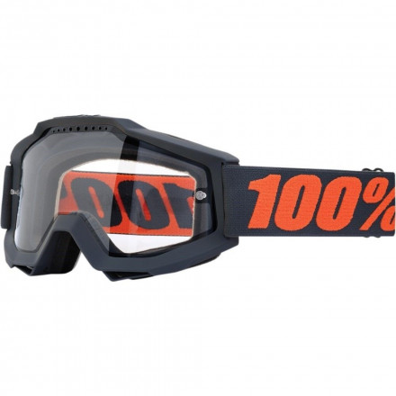 Маска 100 % ACCURI ENDURO Goggle Gunmetal - Clear Dual Lens