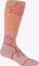 Носки Lorpen Ski + Lite OTC Print TBC WMN blizzard/cherub/mandarin