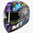 Шлем MT Atom SV Axa Black/Purple/Yellow/Blue