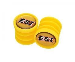 Баренды, заглушки для руля ESI Bar Plugs Yellow, желтые