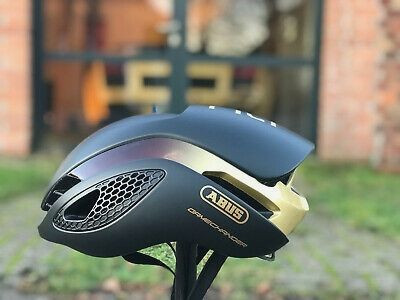 Велошолом спортивний ABUS GAMECHANGER Black Gold