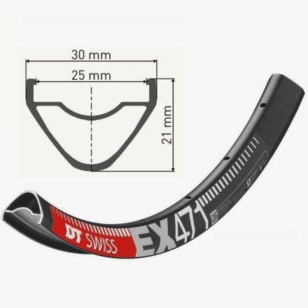 Обід DT SWISS EX 471 27x25 DISK BRAKE 28отв.