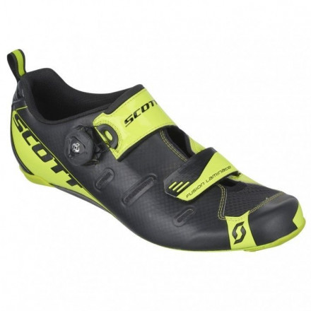 велотуфли SCOTT TRI Carbon чёрно/жёлтые