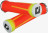 Грипсы ODI AG-1 Signature Fl.Orange/Fl. Yellow w/ Silver clamps (желто - оранжевые с серебряными замками)