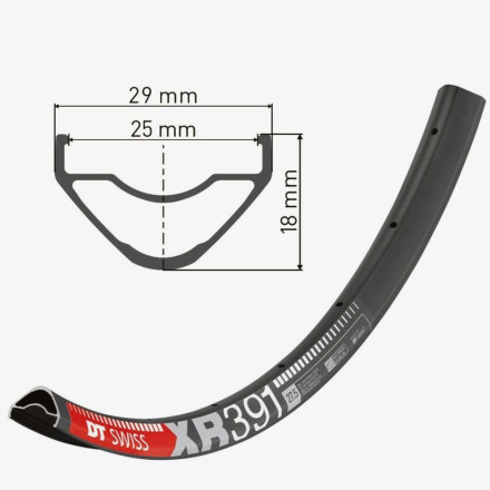 Обід DT SWISS XR 391 27x25 DISK BRAKE 28отв.