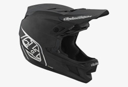 Вело шлем фуллфейс TLD D4 Carbon [Stealth Black/Silver]