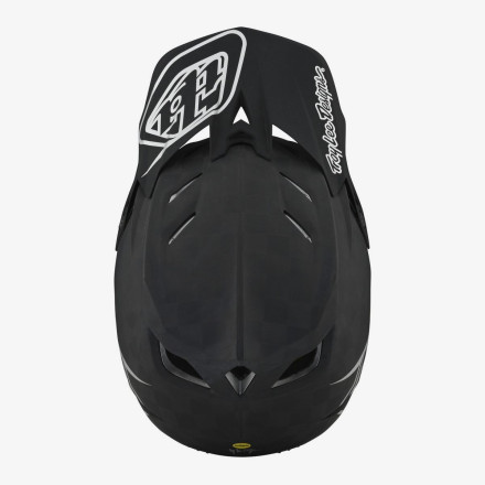 Вело шлем фуллфейс TLD D4 Carbon [Stealth Black/Silver]