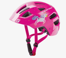 Велошлем детский Cratoni Maxter розовый &quot;единорог&quot;