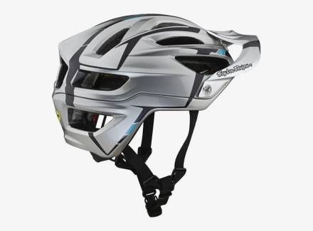 Вело шлем TLD A2 MIPS HELMET [SLIVER SILVER / BURGUNDY]