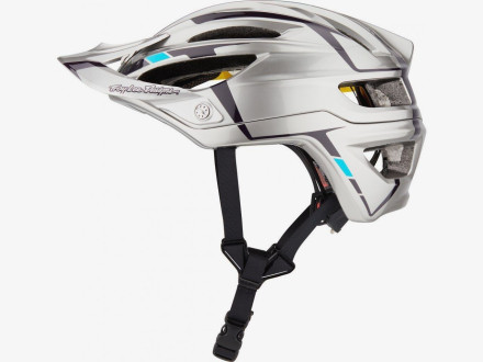Вело шлем TLD A2 MIPS HELMET [SLIVER SILVER / BURGUNDY]