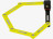 Замок сегментний ABUS 5700/80 Bordo uGrip Lime
