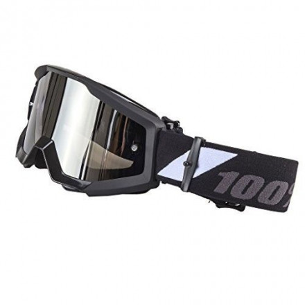 Детские мото очки 100% STRATA JR Goliath - Mirror Silver Lens