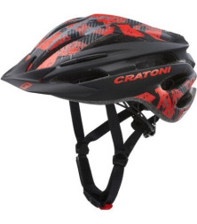 Велошлем Cratoni Pacer Junior чёрный/красный матовый