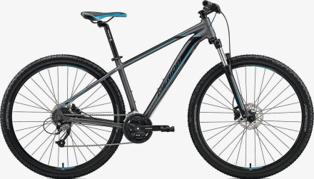 Велосипед MERIDA 2020 BIG NINE 40 MATT DARK SILVER(BLUE/BLK)