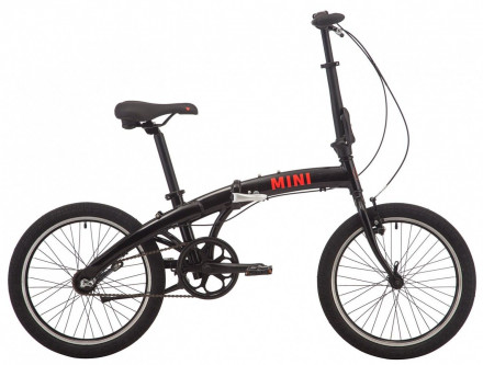 Велосипед 20&quot; Pride MINI 3 черный/ярко-красный 2019