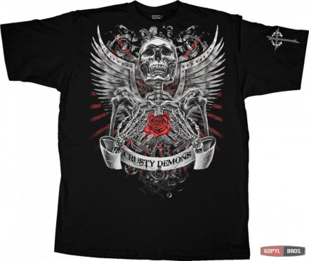 Футболка мужская Crusty Roseheart Black M