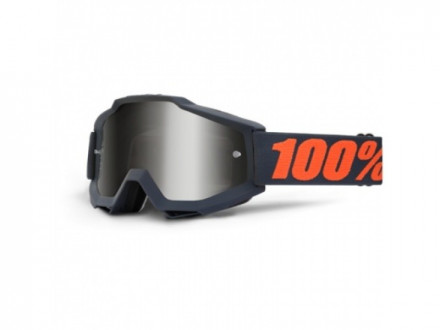 Мото очки 100% ACCURI SAND Goggle Gunmetal - Grey Smoke Lens, SAND