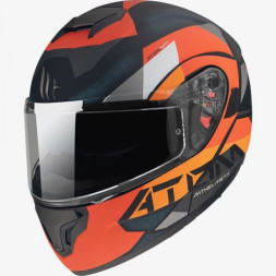 Шлем MT Atom FU401 SV Black/Grey/Orange