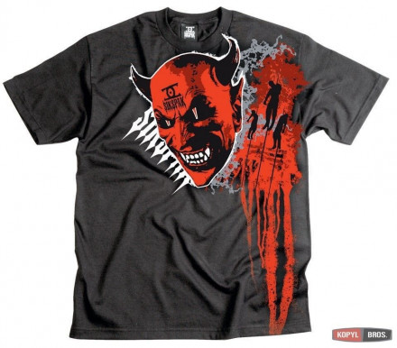 Футболка мужская SIKSPAK SATAN WITH BLOOD Black M