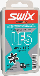 Низкофтористый парафин SWIX LF5X Turquoise, -8 °C/-14°C, 60g