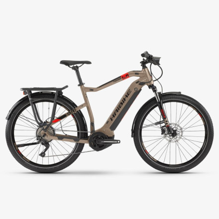 Электровелосипед Haibike SDURO Trekking 4.0 men i500Wh 10 s. Deore 28&quot;, песочно-черно-красный, 2020