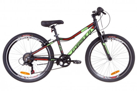 Велосипед 24&quot; Formula ACID 1.0 14G Vbr рама-12,5&quot; Al черно-зеленый с красным (м) 2019