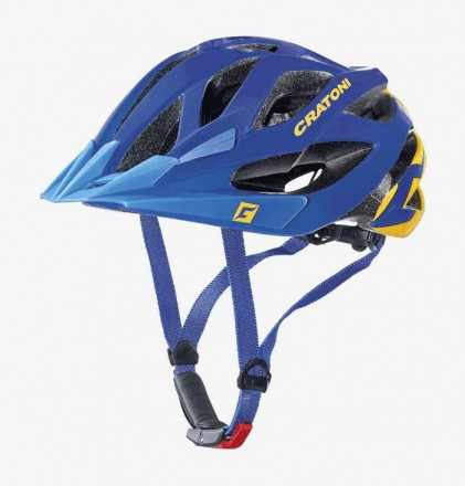 Велошлем Cratoni Miuro синий/желтый размер L/XL (58-62 см)