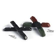 Тормозные резинки XLC RP-V01 2 пары, цвет: черно-красный, 72 мм, SB-Plus