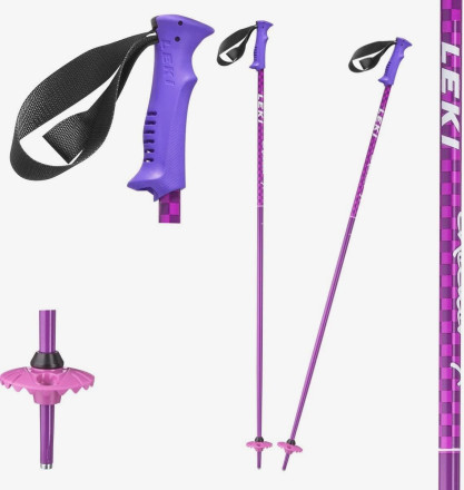 Горнолыжные палки Leki Checker X purple/white 105 см