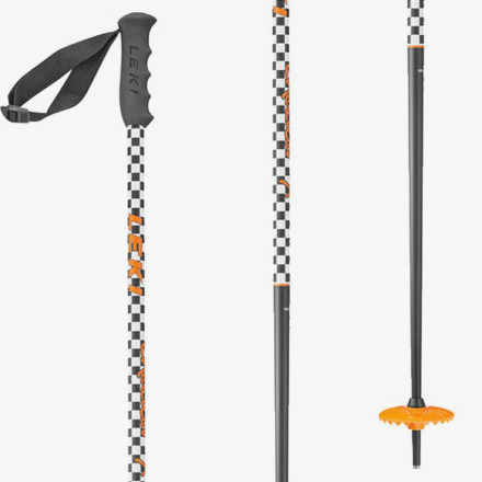 Горнолыжные палки Leki Checker X white/orange 105 см