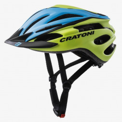 Велошлем Cratoni Pacer голубой/лайм матовый размер XS-S (49-55 см)