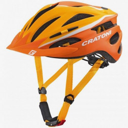 Велошлем Cratoni Pacer оранжевый/белый матовый размер XS-S (49-55 см)