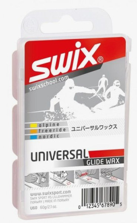 Универсальный парафин SWIX U60 Universal Wax, 60g